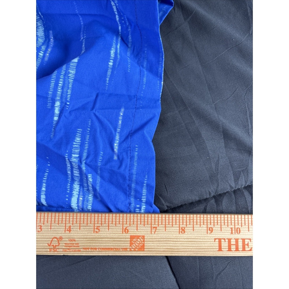 Columbia Flatwater Run Swim Shorts XL Blue Print 8inch Inseam Belt - Picture 10 of 10